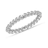 925 Sterling Silver Beaded Balls Finger Ring for Women & Girls