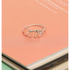 925 Sterling Silver Love Finger Ring for Women