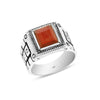 925 Sterling Silver Jasper Retcab Stone Finger Ring for Men and Boys