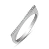 925 Sterling Silver Designer Cz Finger Ring for Women and Girls