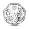 BIS Hallmarked Laxmi Ganesh ji 999 Pure Silver Coin