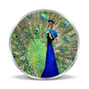 BIS Hallmarked Dancing Peacock Stone 50GM 999 Pure Silver Coin