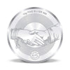 BIS Hallmarked Congratulations Silver Coin for Newly Married Couple (999 Purity)