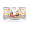 BIS Hallmarked Laxmi Ganesh Colorful 50Gm Silver Bar (999 Purity)