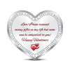 BIS Hallmarked Personalised Silver Coin Happy Valentines Day Gift 999 Pure