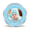 BIS Hallmarked Personalised New-Born Baby Boy 999 Pure Silver Coin