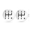 925 Sterling Silver Gear Shifter Cufflinks for Men