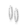 925 Sterling Silver Round Hoop Multi Balls Earrings for Teen Women