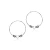 925 Sterling Silver Hinge Hoop Heart Earrings for Teen Women