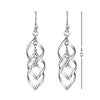 925 Sterling Silver Infinity Knot Drop Dangle Earrings for Women Teen