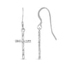 925 Sterling Silver Cross-Earrings for Teen Women and Girls