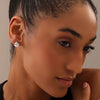 925 Sterling Silver Love Knot Stud Earrings for Teen Women
