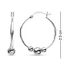 925 Sterling Silver ClickTop Hoop Earrings for Teen Women