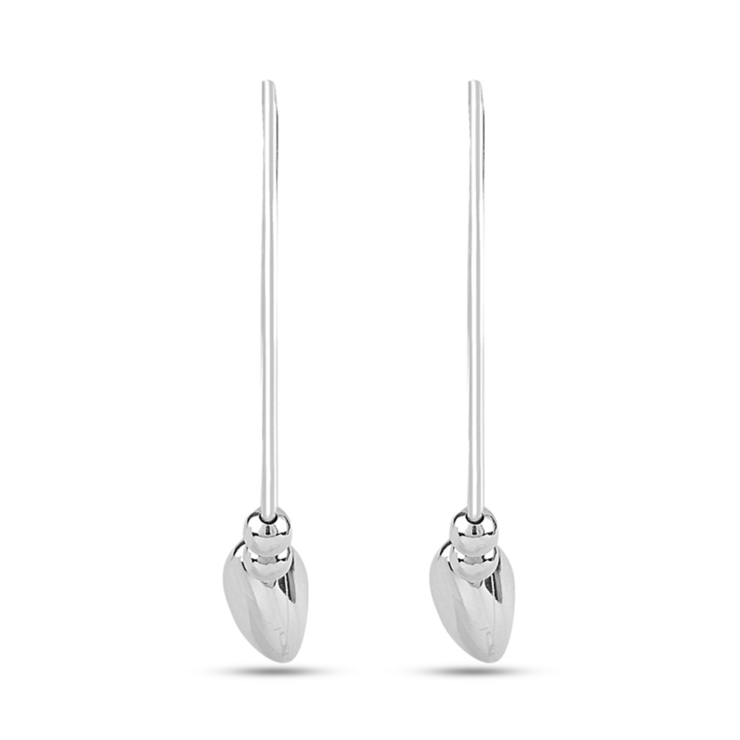 925 Sterling Silver Heart Endless Hoop Earrings for Teen Women 26MM