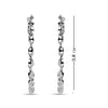 925 Sterling Silver Twisted Tube Hoop Earrings for Women 38 MM