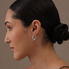 925 Sterling Silver Love Knot Hoop Earrings for Teens Women