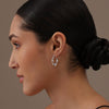 925 Sterling Silver Love Knot Hoop Earrings for Teen Women
