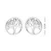 925 Sterling Silver Tree Of Life Earrings for Teen Women