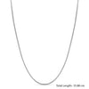 925 Sterling Silver Popcorn Adjustable Sliding Chain Necklace for Women