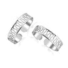 925 Sterling Silver Cut-work Toe Ring For Women