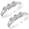 925 Sterling Silver Classic Toe Ring for Women