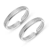 925 Sterling Silver Ribbed Adjustable Elegant and Comfortable Toe Ring for Women