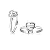 925 Sterling Silver Stylish Heart Toe Ring For Women