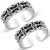 925 Sterling Silver Butterfly Toe Ring For Women