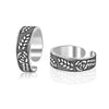 925 Sterling Silver Leaves Antique Toe Ring for Women