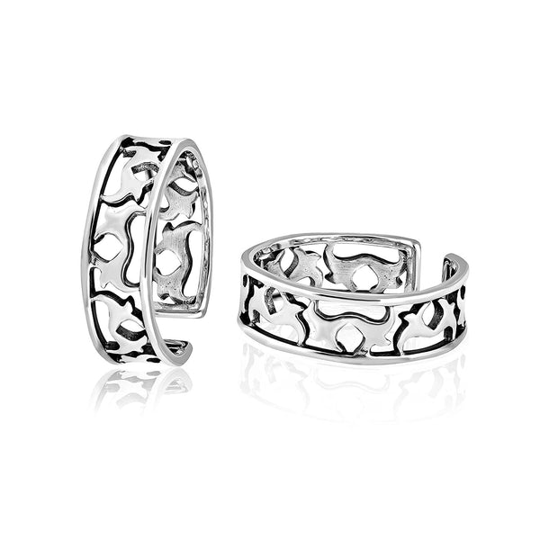 925 Sterling Silver Antique Toe Ring for Women