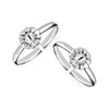 925 Sterling Silver Flower Toe Ring for Women