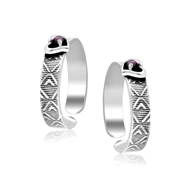 925 Sterling Silver Antique Toe Ring For Women