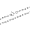 925 Sterling Silver Italian Rolo Belcher Link Chain Necklace for Men and Women 0.3CM