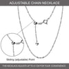 925 Sterling Silver Italian Singapore-Chain Necklace for Women