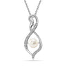 925 Sterling Silver Infinity Birthstone Pendant Necklace for Women