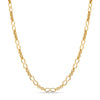 925 Sterling Silver 14K Gold Plated Rolo Link Chain Necklaces for Women Teen