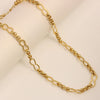 925 Sterling Silver 14K Gold Plated Rolo Link Chain Necklaces for Women Teen