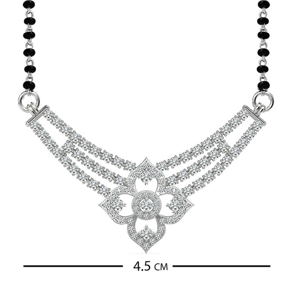 925 Sterling Silver CZ Imperial Mangalsutra for Women