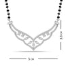 925 Sterling Silver Crown style Mangalsutra for Women