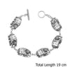 925 Sterling Silver Elephant Toggle Bracelet for Women Teen