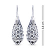 925 Sterling Silver Antique Filigree Drop Dangle Earrings for Women