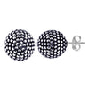 925 Sterling Silver Antique Ball Post Stud Earrings for Girls