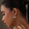 925 Sterling Silver Small Vintage Design Plain Spike Hoop Earrings for Women