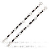 925 Sterling Silver Black Bead Nazariya Bracelet for Kids