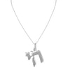 925 Sterling Silver Chai Jewish Pendant Necklace for Women