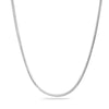 925 Sterling Silver Italian Adjustable Snake Chain Necklace for Women 61 CM