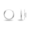 925 Sterling Silver Hoop Earring for Girl & Women