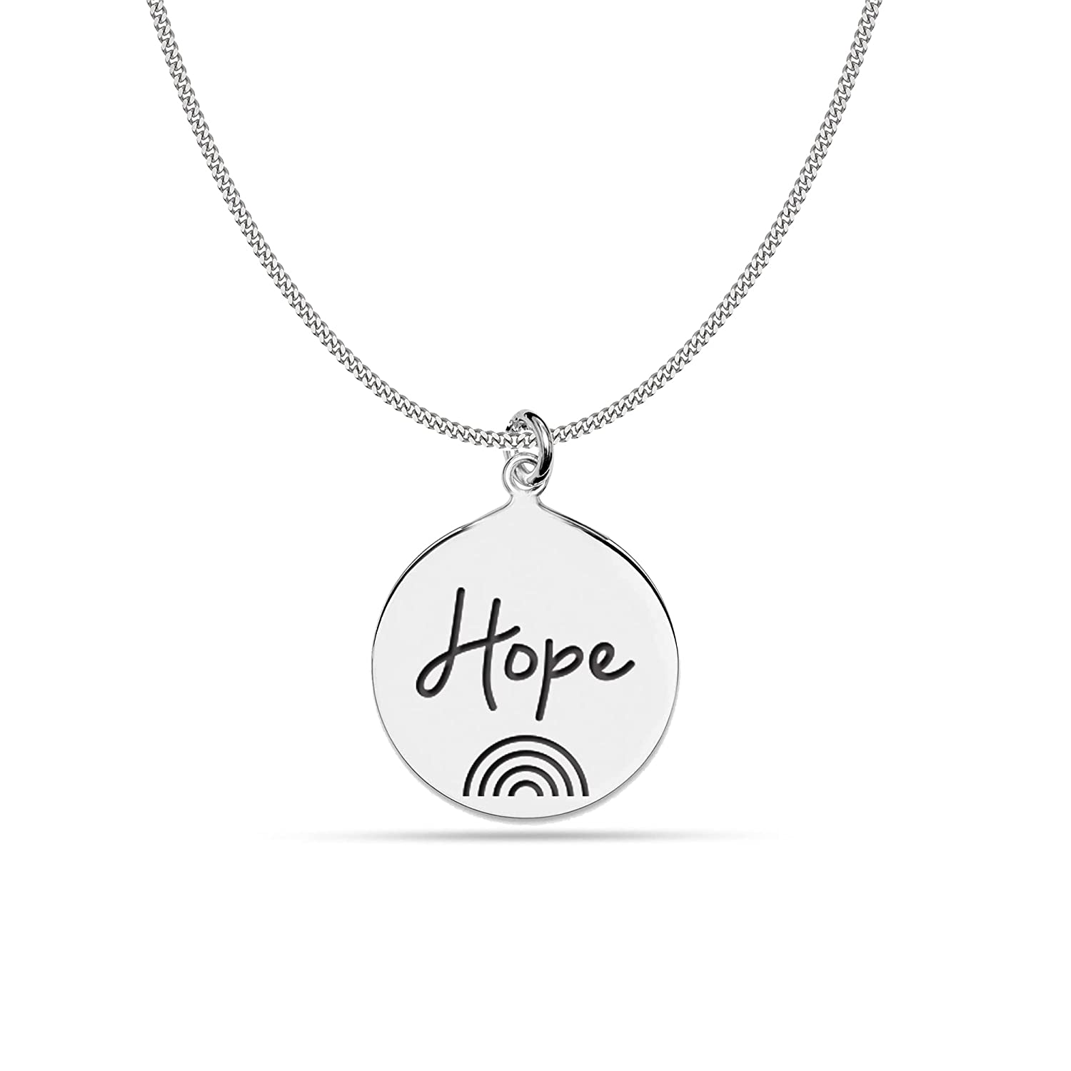 925 Sterling Silver Hope Charity NHS Charities Together Necklace for Women Teen