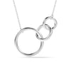 925 Sterling Silver Jewellery Circle of Life Chain Necklace for Women Teen