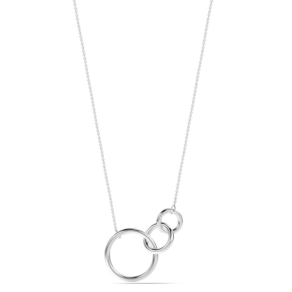 925 Sterling Silver Jewellery Circle of Life Chain Necklace for Women Teen